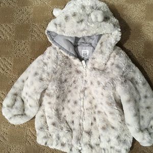 Baby Gap Faux Fur winter jacket (6-12 mos)